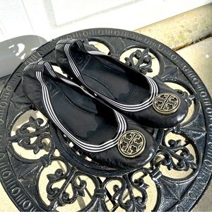 Tory Burch Caroline Black Ballet Flats